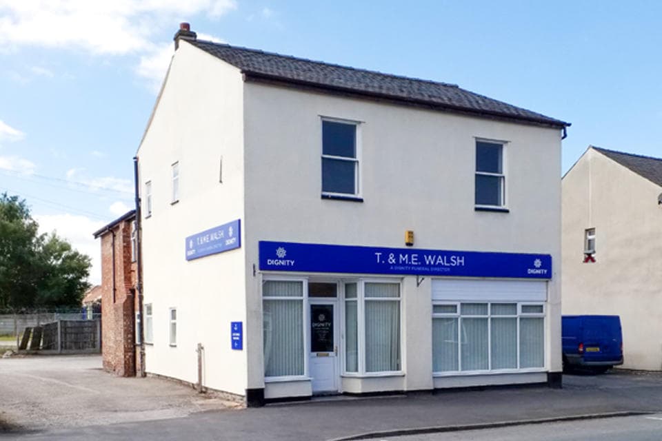 T. & M. E. Walsh Funeral Directors in Standish, Wigan.