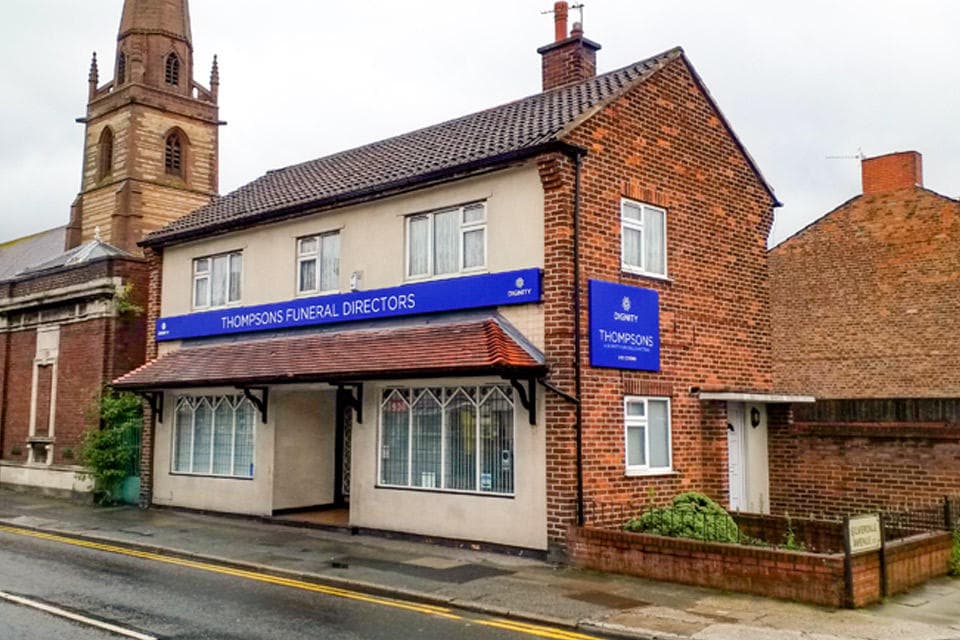 Thompsons Funeral Directors in Tuebrook, Liverpool.