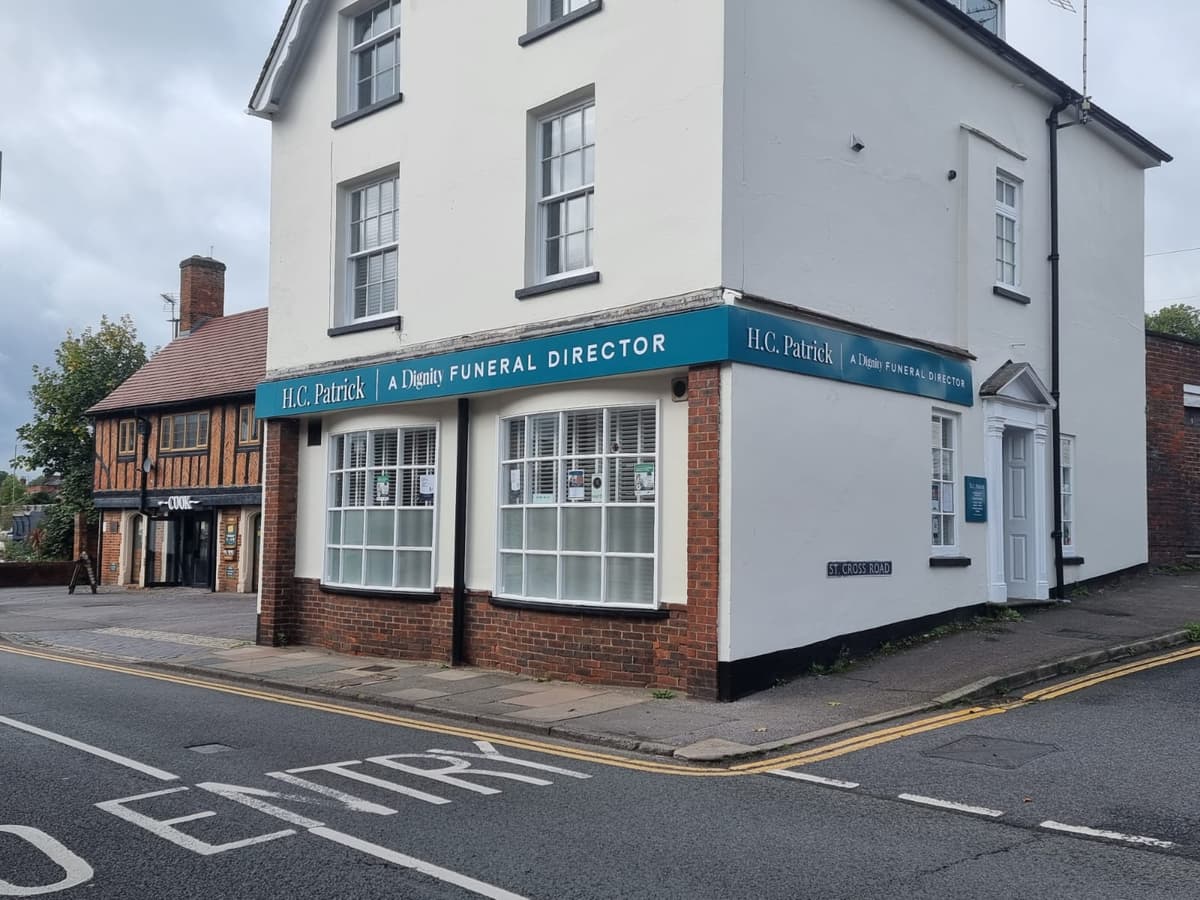 H C Patrick Funeral Directors in Farnham, Surrey.