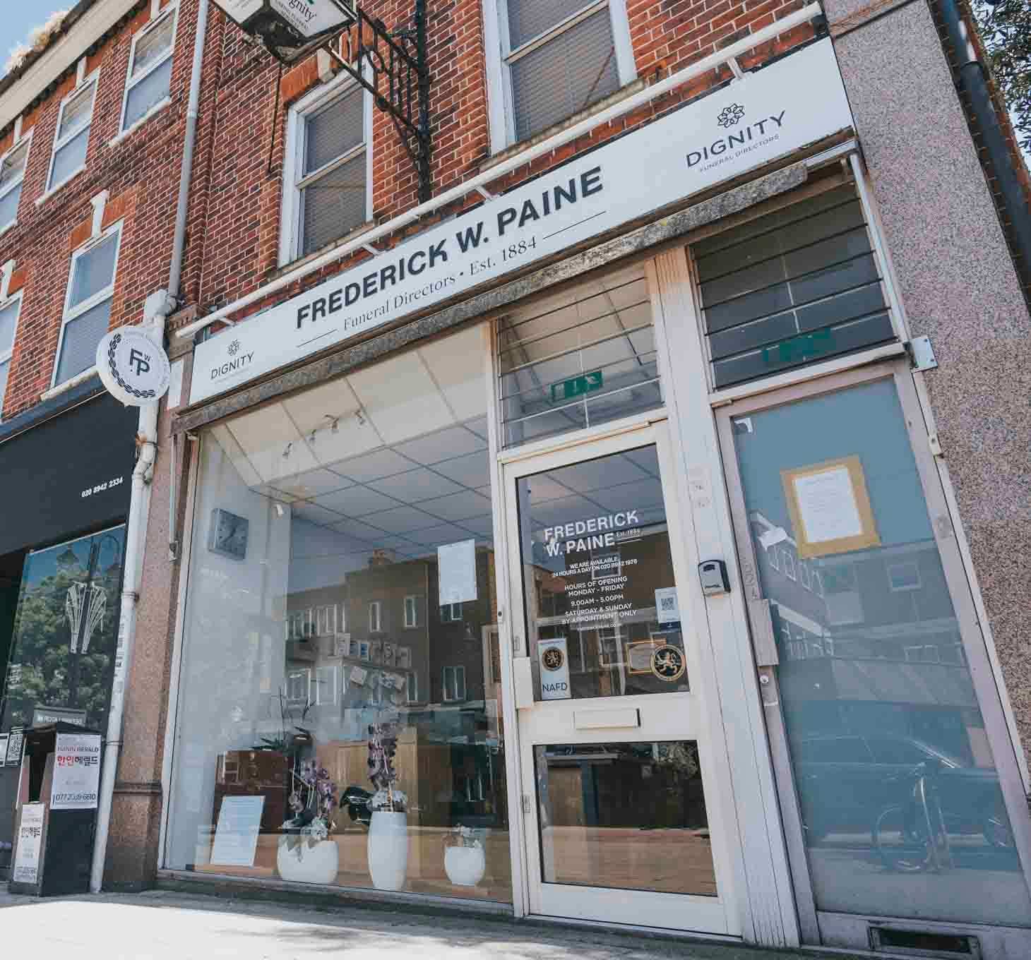 Frederick W Paine Funeral Directors