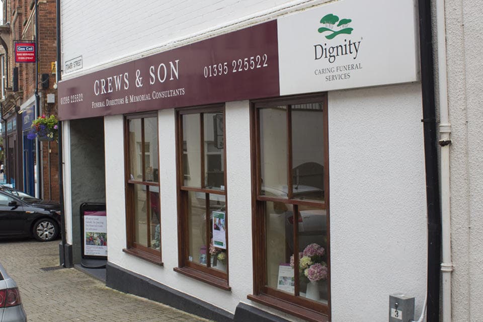 Crews & Son Funeral Directors in Tower Street, Exmouth