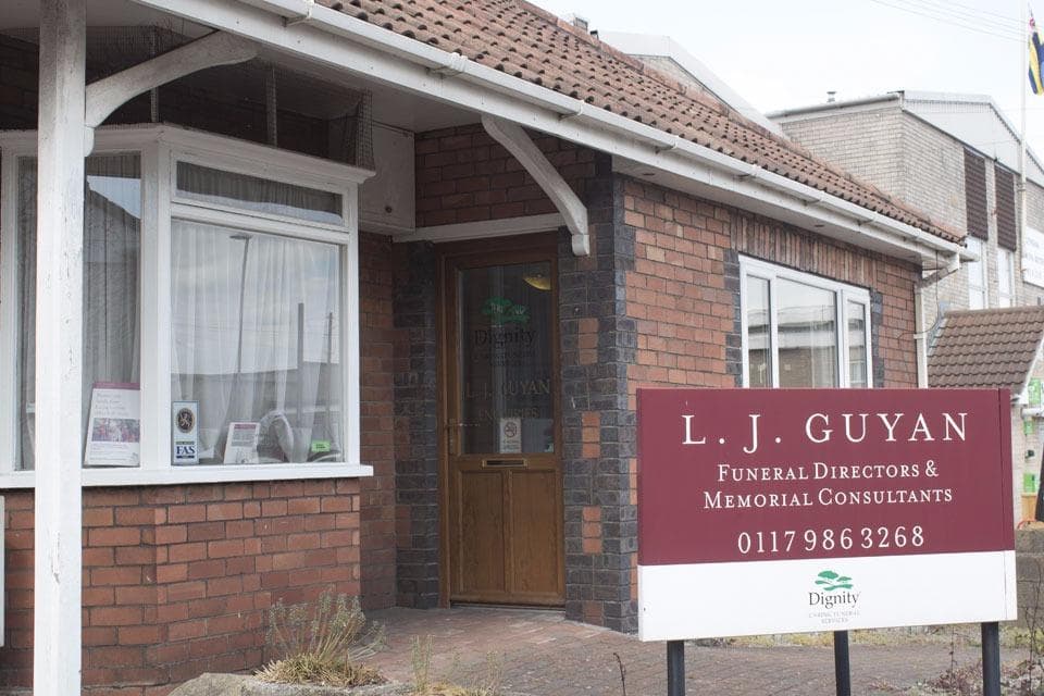 L J Guyan Funeral Directors in Keynsham, Bristol.