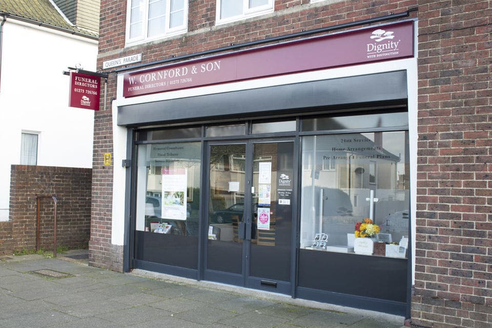 W Cornford & Son Funeral Directors in Hangleton, East Sussex.