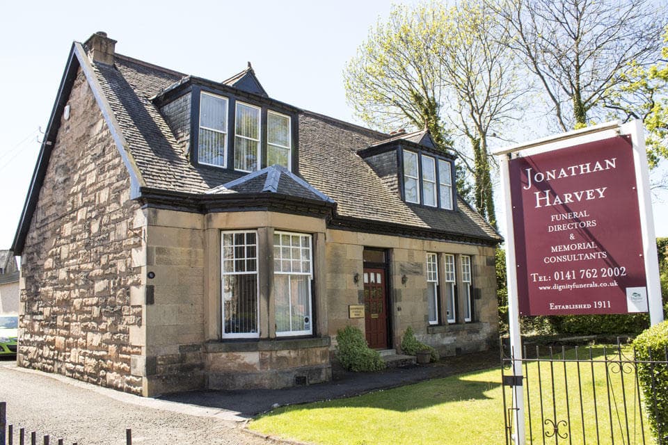 Jonathan Harvey Funeral Directors in 9 Kenmure Avenue, Bishopbriggs