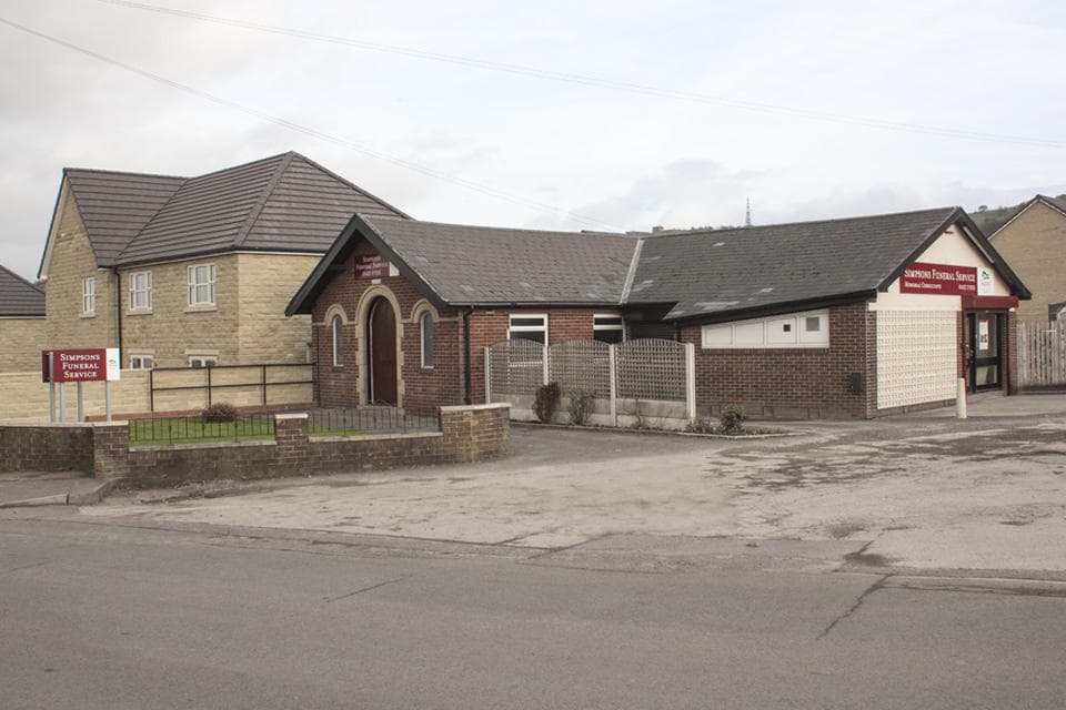 Simpsons Funeral Directors in South Lane, Elland