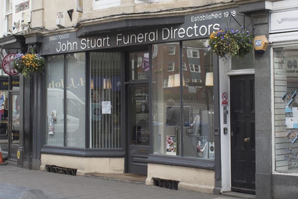 John Stuart Funeral Directors at The Brittox, Devizes, Wiltshire.