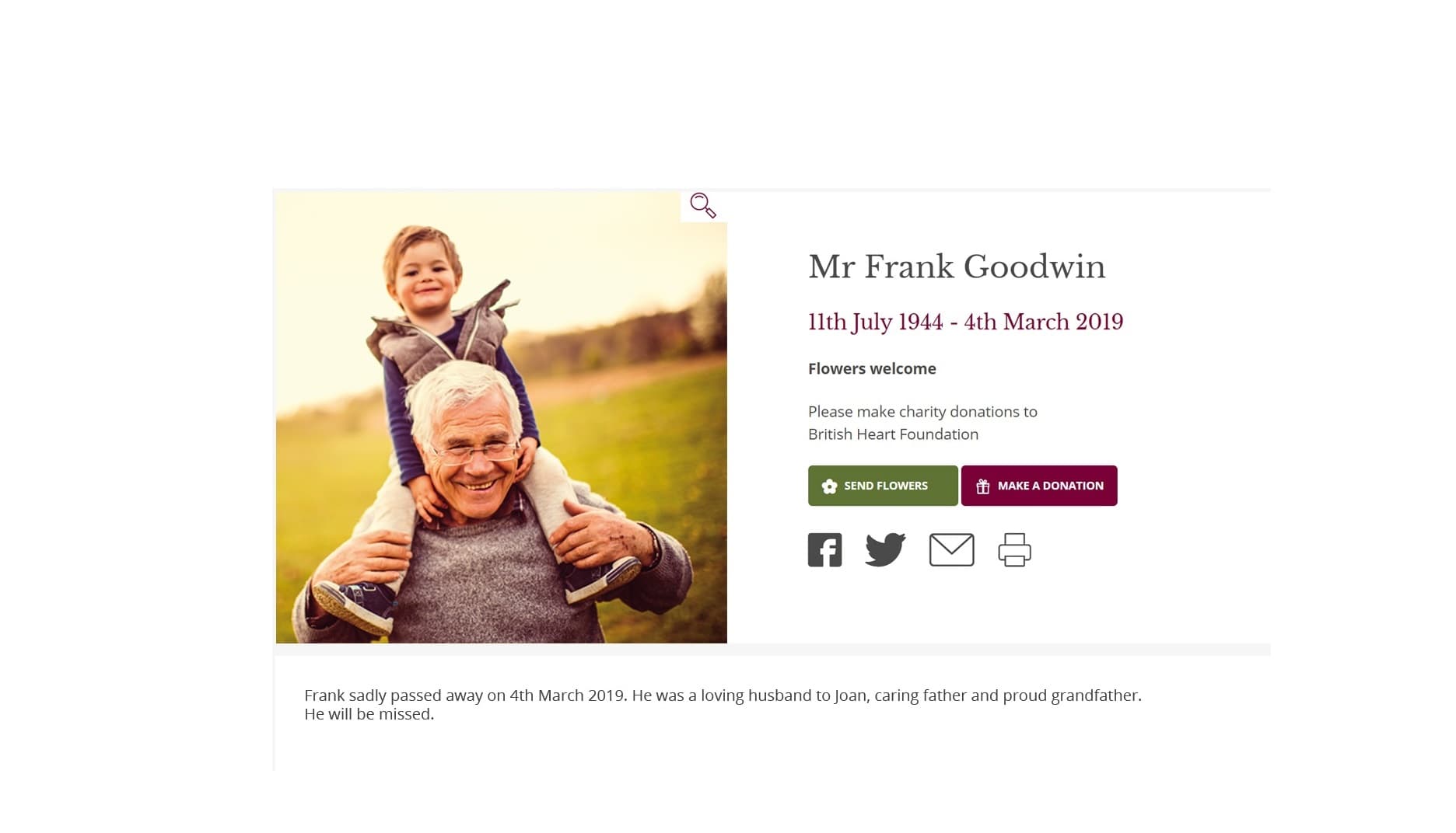 Funeral Notices 2 | Dignity