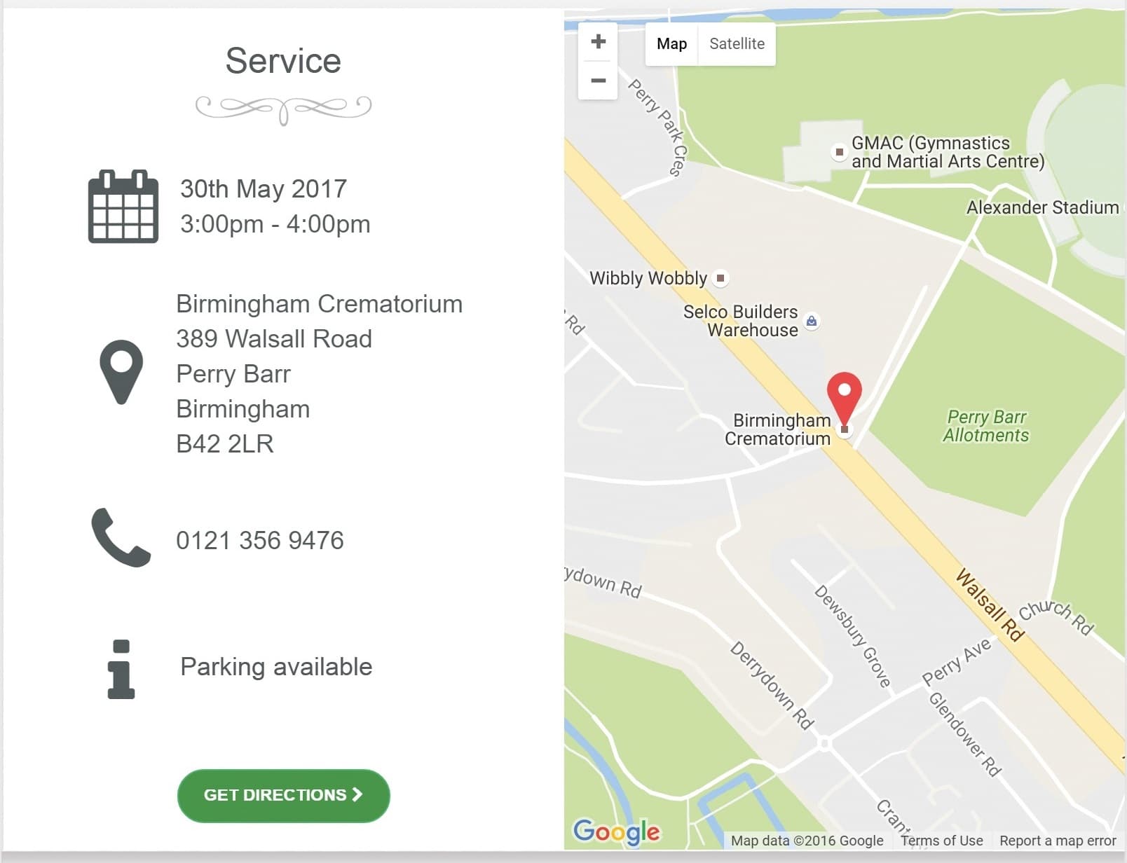 Funeral Notices map | Dignity