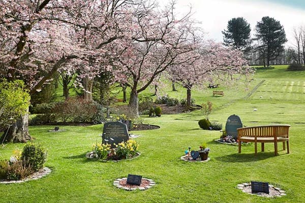 Memorial plaques in graveyard | Dignity Funerals