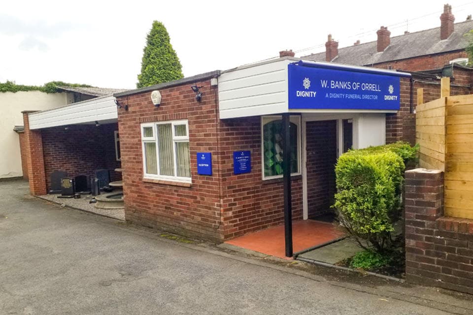 Banks of Orrell Funeral Directors in Orrell, Wigan.