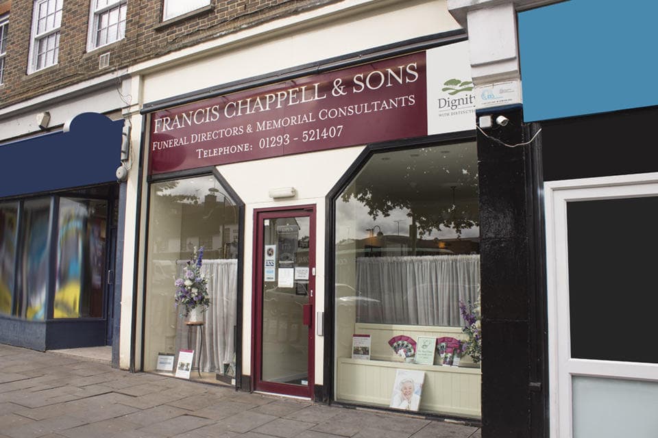 Francis Chappell & Sons Funeral Directors in High Street, Crawley
